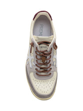 Premiata White and Grey Leather Suede Sneakers - COLLEZIONE TEAM EC | $store$