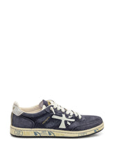 Premiata Blue Suede Sneakers with White Details - COLLEZIONE TEAM EC | $store$
