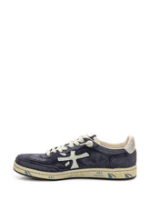 Premiata Blue Suede Sneakers with White Details - COLLEZIONE TEAM EC | $store$