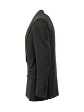 Tom Ford Giacca Doppiopetto in Lana Nera - Abbigliamento Uomo | $store$