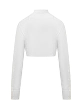 Camicia Cropped Bianca Tom Ford - Abbigliamento Donna | $store$