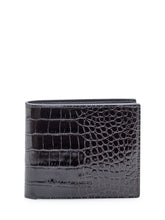 Tom Ford Portafoglio in Pelle Nera Effetto Cocco - Accessori Uomo | $store$