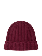 Vanis\u00E8 Cappello Bordeaux in Lana a Coste - Accessori Donna | $store$