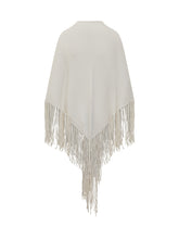 Vanise Poncho con Frange in Cashmere - Abbigliamento Donna | $store$