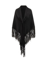 Vanise Poncho in Cashmere con Frange - Abbigliamento Donna | $store$