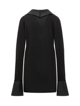 Maglia Nera con Colletto Semicouture - Abbigliamento Donna | $store$