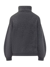 Semicouture Ribbed Turtleneck Sweater - COLLEZIONE TEAM EC | $store$