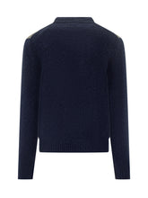 Ballantyne Wool Sweater with Blue and Grey Geometric Pattern - Ballantyne | $store$
