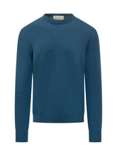 Maglione Ballantyne in Lana Blu Girocollo - Abbigliamento Uomo | $store$