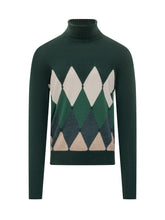 Dolcevita Ballantyne Verde con Motivo Argyle - Abbigliamento Uomo | $store$