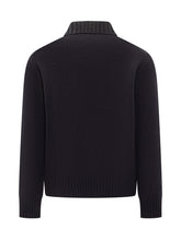 Maglione Ballantyne in Lana Blu con Colletto e Taschino - Abbigliamento Uomo | $store$