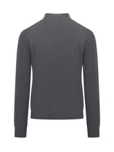 Polo Ballantyne in Lana Grigia Maniche Lunghe - Abbigliamento Uomo | $store$