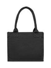 Ganni Tote Bag in Canvas Nero con Stampa Puppy - Borse Donna | $store$