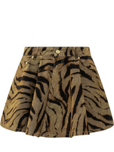 Ganni Animal Print Pleated Mini Skirt - COLLEZIONE TEAM EC | $store$