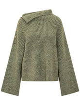 Ganni Sweater with Shoulder Buttons - COLLEZIONE TEAM EC | $store$