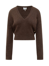 Ganni Sweater with V-Neck - COLLEZIONE TEAM EC | $store$