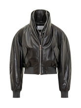 Givenchy Giacca Bomber in Pelle Nera - Abbigliamento Donna | $store$