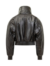 Givenchy Giacca Bomber in Pelle Nera - Abbigliamento Donna | $store$