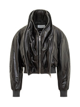 Givenchy Giacca Bomber in Pelle Nera - Abbigliamento Donna | $store$