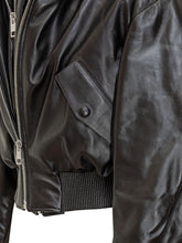 Givenchy Giacca Bomber in Pelle Nera - Abbigliamento Donna | $store$