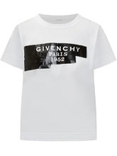 T-Shirt Givenchy Bianca con Logo Stampato - Abbigliamento Donna | $store$
