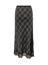 Pinko Gonna Exaltacion Midi a Quadri con Pizzo - Abbigliamento Donna | $store$