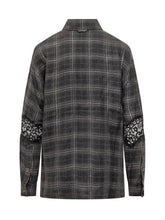 Pinko Reina Checked Shirt with Black Lace - COLLEZIONE TEAM EC | $store$
