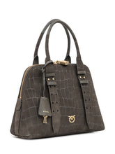 Borsa Bowling Medium Pinko Effetto Coccodrillo - Borse A Mano Donna | $store$