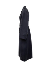 Weekend Max Mara Double-Breasted Navy Wool Coat with Belt - COLLEZIONE TEAM EC | $store$