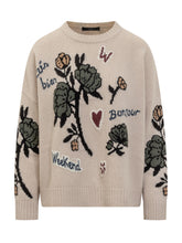 Weekend Max Mara Floral Embroidered Sweater - COLLEZIONE TEAM EC | $store$
