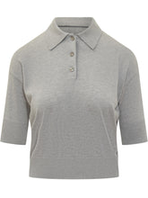 Polo Alpha Studio in Maglia Grigia - Abbigliamento Donna | $store$