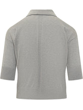 Polo Alpha Studio in Maglia Grigia - Abbigliamento Donna | $store$