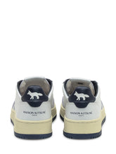 Autry x Maison Kitsuné Sneakers Bianche con Dettagli Blu - COLLEZIONE TEAM EC | $store$