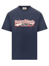Autry x Maison Kitsunè Blue Logo T-Shirt - COLLEZIONE TEAM EC | $store$