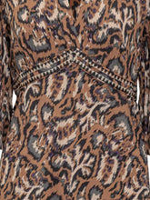 Ba&sh Short Dress with Animal Print - Baandsh | $store$