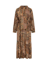 Ba&sh Long Dress with Patchwork Print - Baandsh | $store$