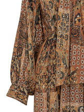 Ba&sh Long Dress with Patchwork Print - Baandsh | $store$