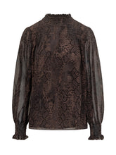 Ba&sh Blusa in Chiffon Stampa Pitone - Abbigliamento Donna | $store$