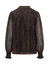 Ba&sh Blusa in Chiffon Stampa Pitone - Abbigliamento Donna | $store$