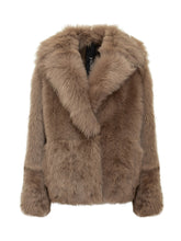 Blancha Brown Fur Jacket - Blancha | $store$