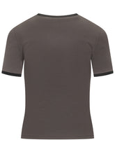 Courrèges T-Shirt Slim Fit con Logo Ricamato - Abbigliamento Donna | $store$