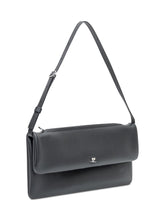 Courrèges Cuff Leather Clutch in Pelle Nera - Borse A Mano Donna | $store$