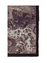 D'Aniello Sciarpa con Stampa Floreale Marrone - Accessori Donna | $store$