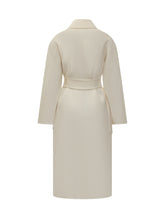 Ivy Oak White Belted Coat - COLLEZIONE TEAM EC | $store$