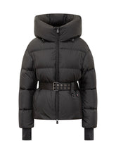 Moncler Grenoble Black Down Jacket with Belt - COLLEZIONE TEAM EC | $store$