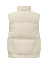 Moncler Padded Cream Vest for Women - COLLEZIONE TEAM EC | $store$