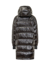 Moncler Grenoble Long Shiny Black Down Jacket - COLLEZIONE TEAM EC | $store$