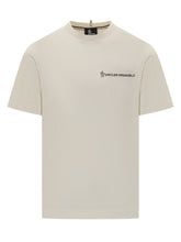 Moncler Grenoble Ivory T-shirt for Men - COLLEZIONE TEAM EC | $store$