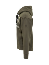 Moncler Grenoble Green Hoodie with Patch - COLLEZIONE TEAM EC | $store$