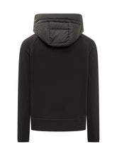 Moncler Grenoble Black Hybrid Jacket with Hood - COLLEZIONE TEAM EC | $store$